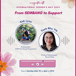  FROM SEMBANG TO SUPPORT