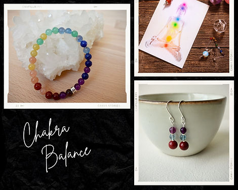 KOOPJE!! Chakra Balance met rode Jaspis, Zonnesteen, Heliodoor, Aventurijn, Fluoriet, Sodaliet en Amethist.