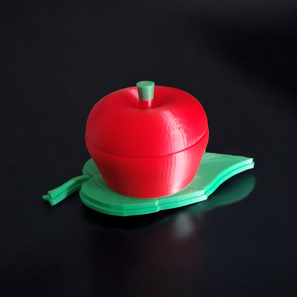 Miniature : Pomme avec sa feuille