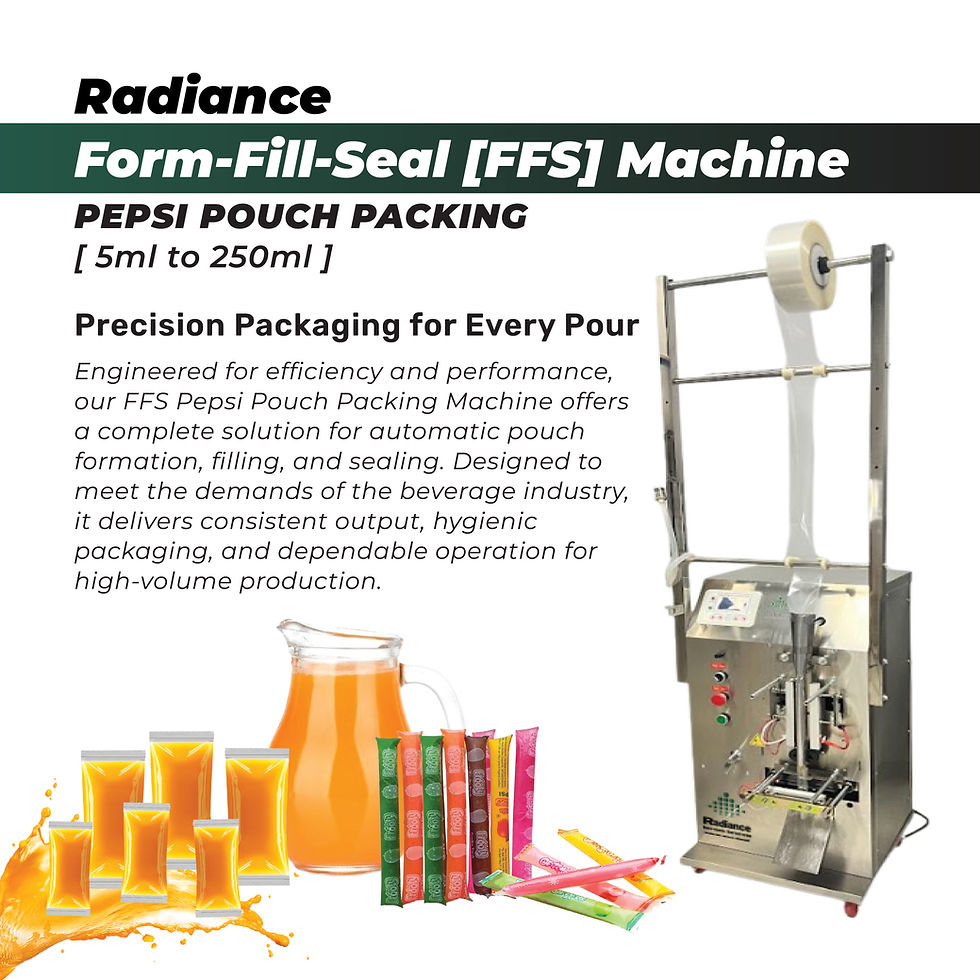 Thumbnail: Radiance FFS Machine Automatic Pepsi Pouch Packing [5ml to 250ml]