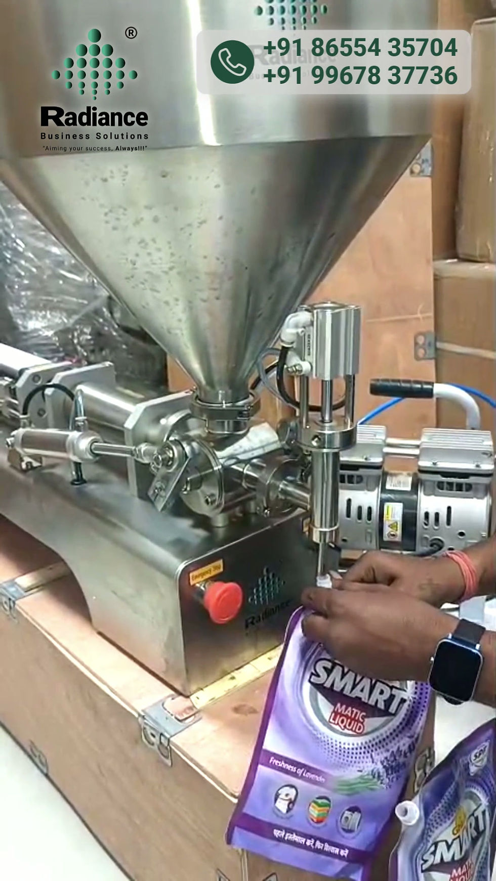 Thumbnail: Radiance Pneumatic Paste Filling Machine [ 50ml to 500ml ]