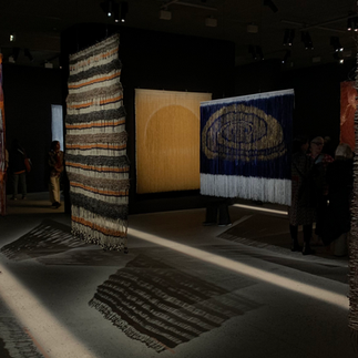 Exposition Textile Olga de Amaral à la Fondation Cartier