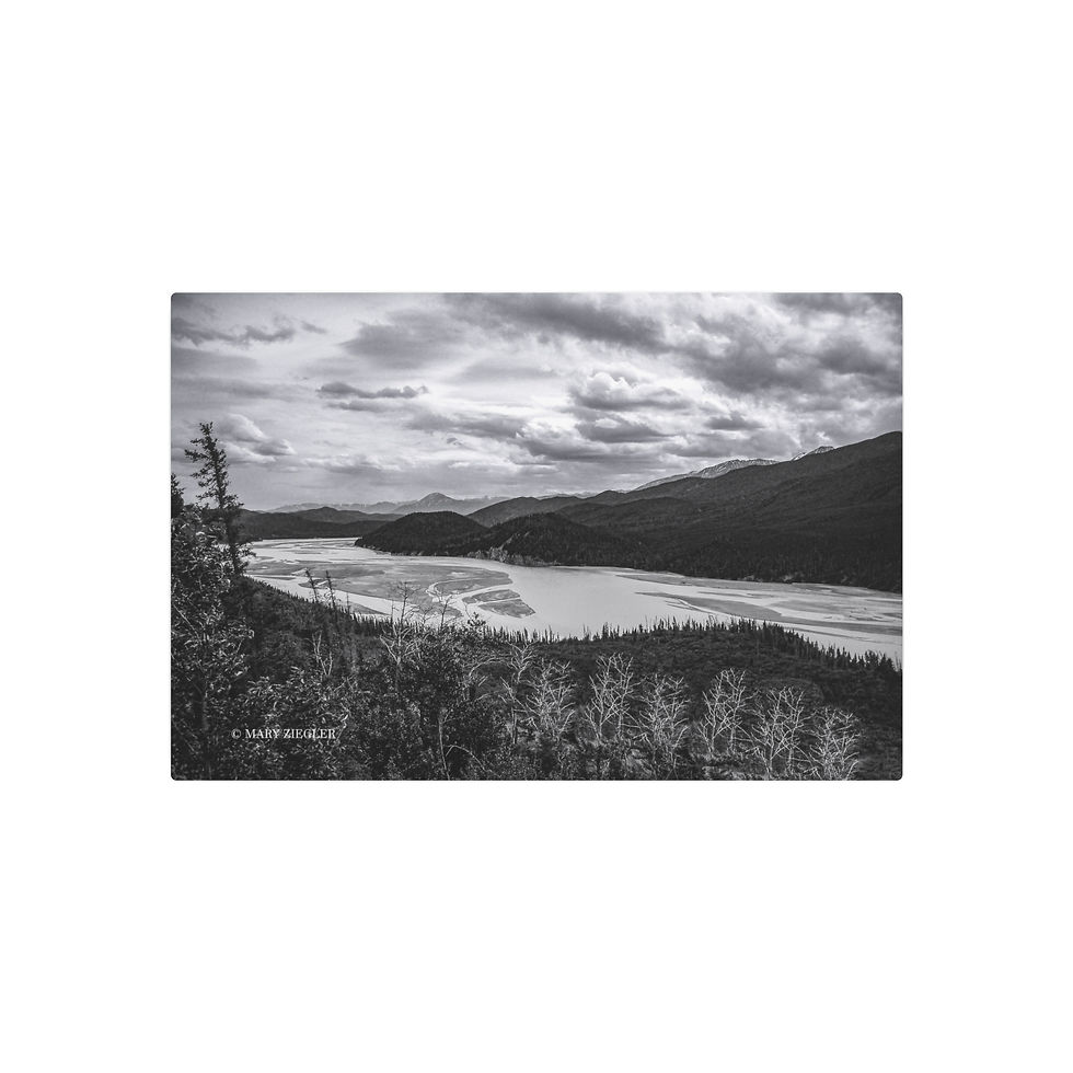 Thumbnail: "The Northern Calm" Metal Print, St. Elias Mountains, Alaska
