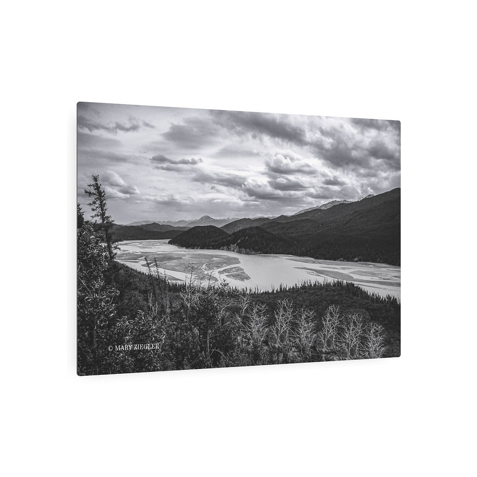 Thumbnail: "The Northern Calm" Metal Print, St. Elias Mountains, Alaska