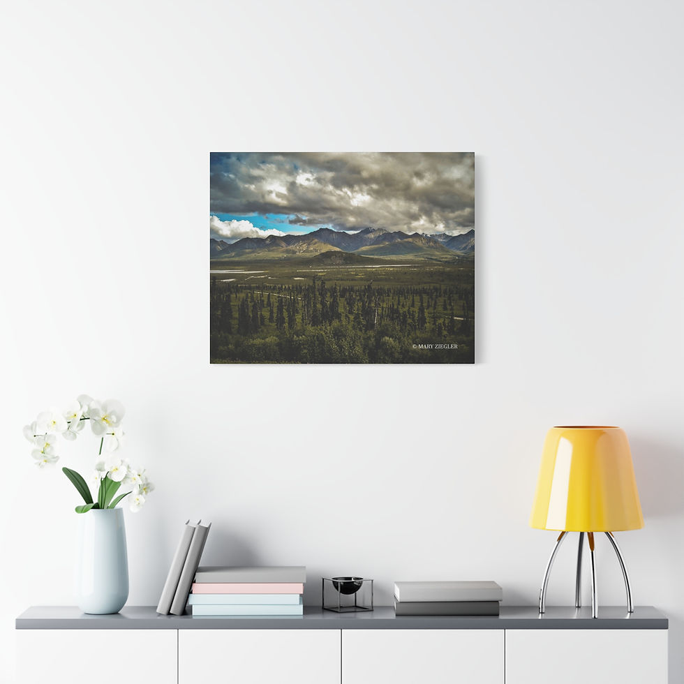 Thumbnail: "Majestic Hills" Canvas Wrap, Glennallen, Alaska