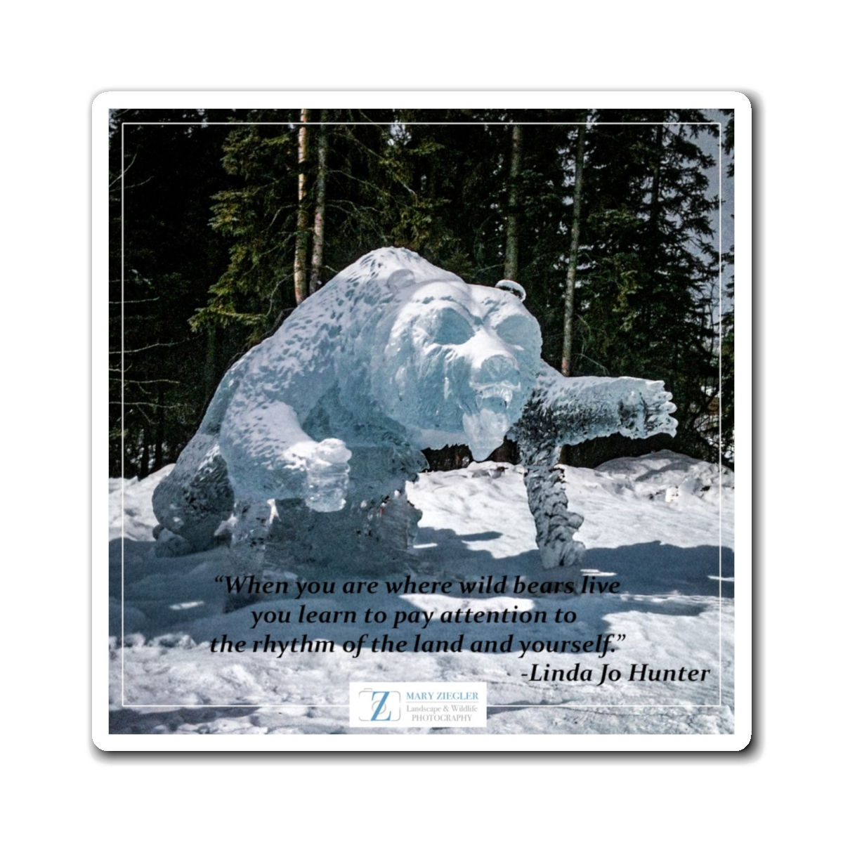 Frozen Majesty Quote Magnet