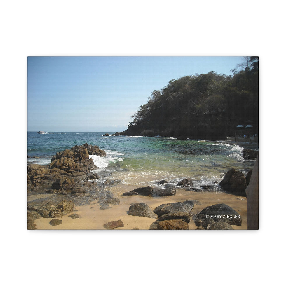 Thumbnail: "Sea Side" Canvas, Vallarta, Mexico