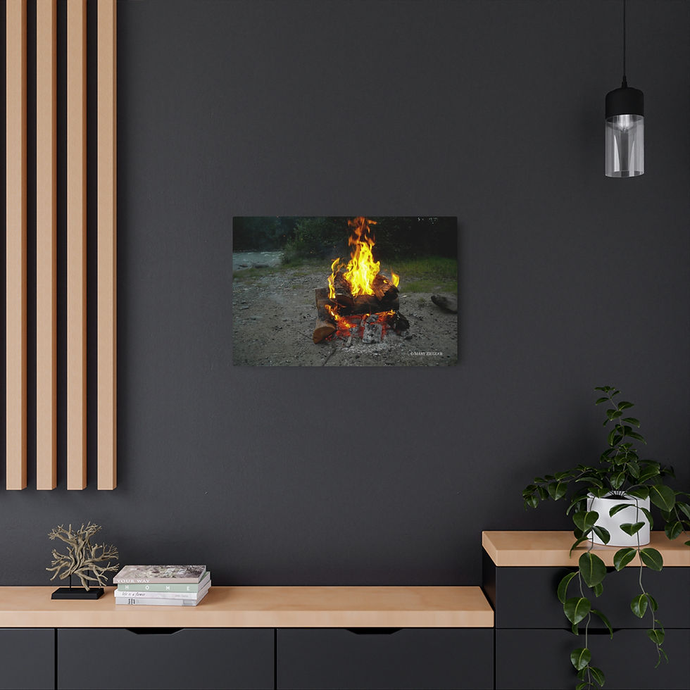 Thumbnail: Dancing Flames Metal Print
