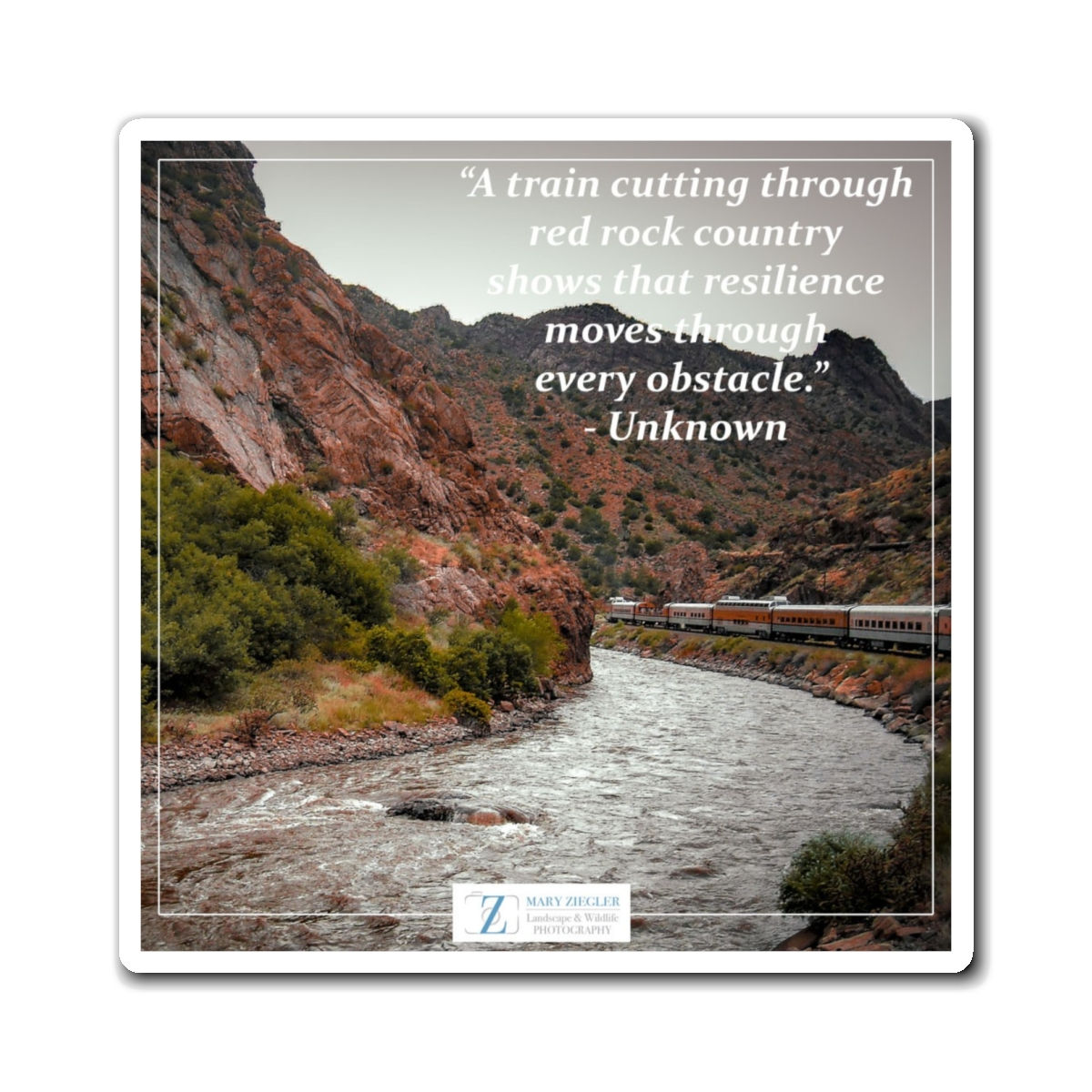 The Scenic Route Quote Magnet