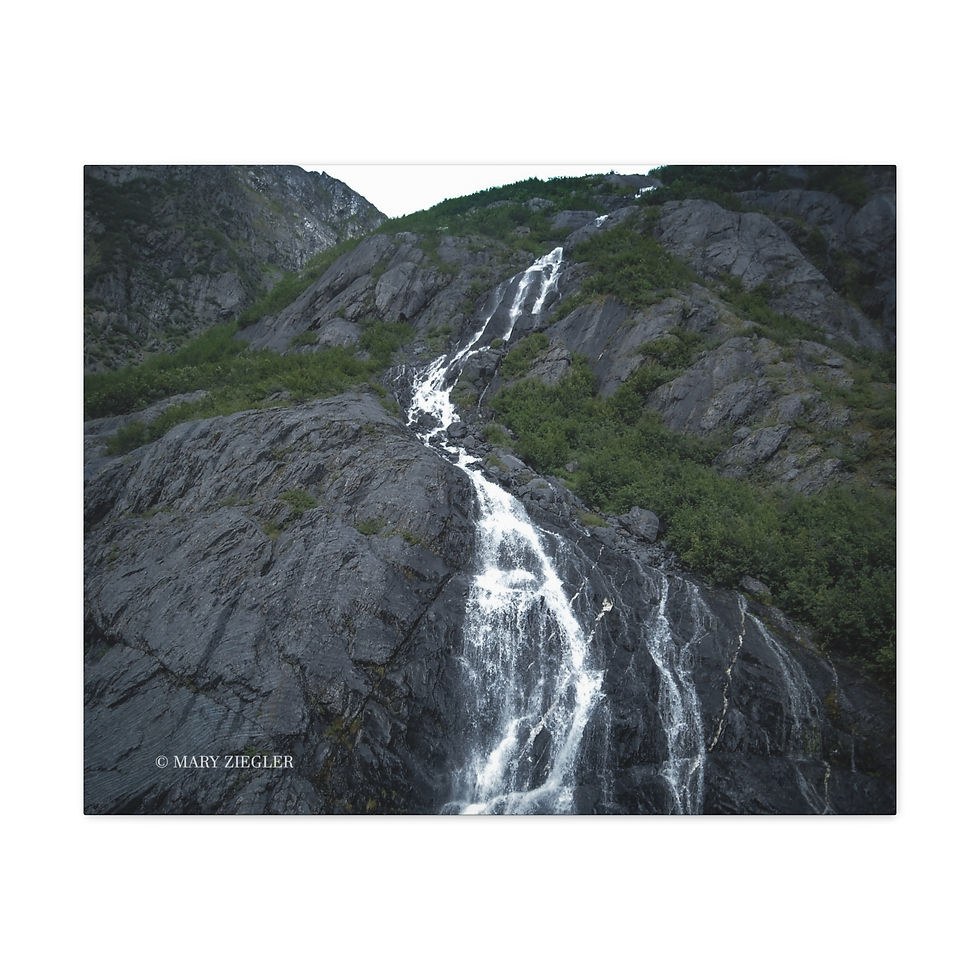 Thumbnail:  "Granite Rush" Canvas Wrap, Girdwood, Alaska