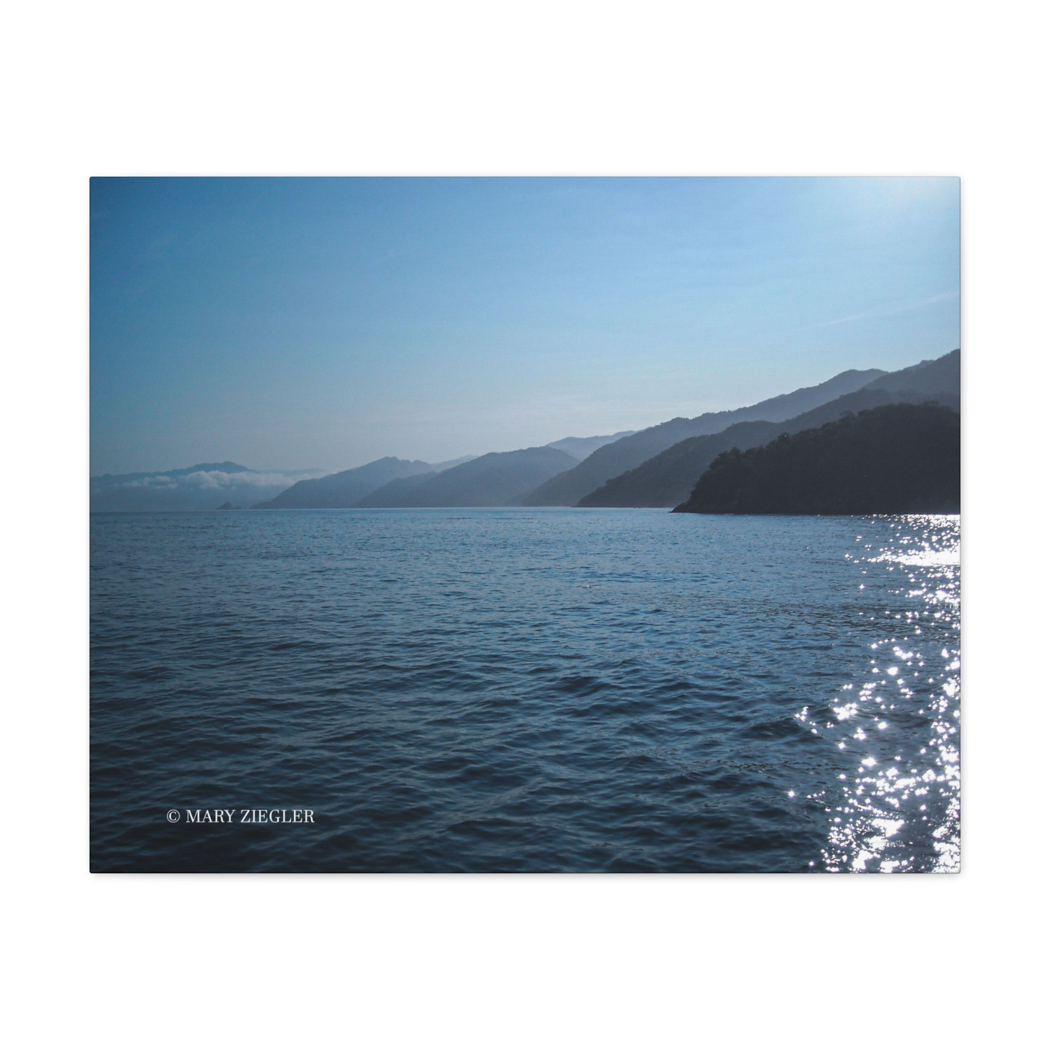 "Cobalt Sea Peaks" Canvas Wrap, Vallarta, Mexico