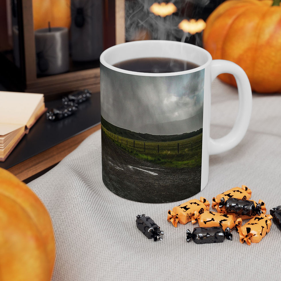 Thumbnail: Wicked Skies and Country Roads Ceramic Mug 11oz 15oz