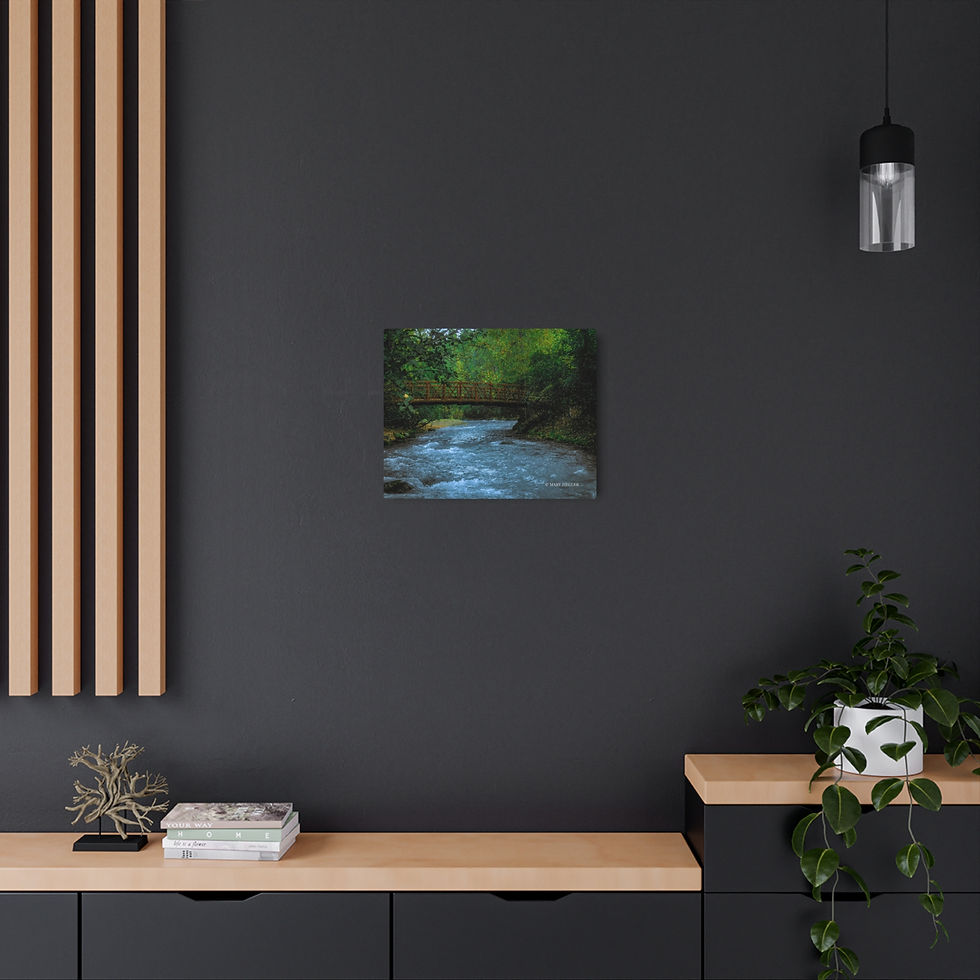 Thumbnail: "Peter's Creek" Metal Print, Chugach Mountains, Alaska