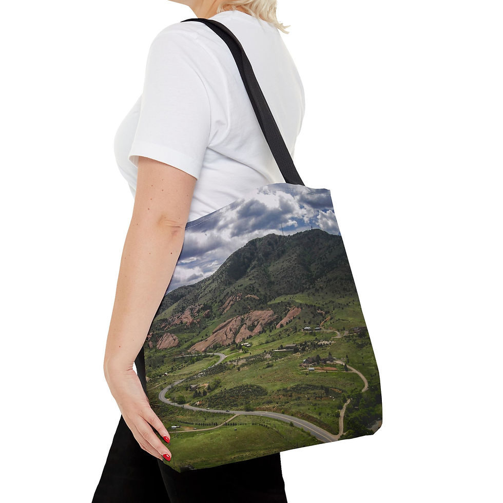 Thumbnail: Dinosaur Ridge Valley Tote Bag 