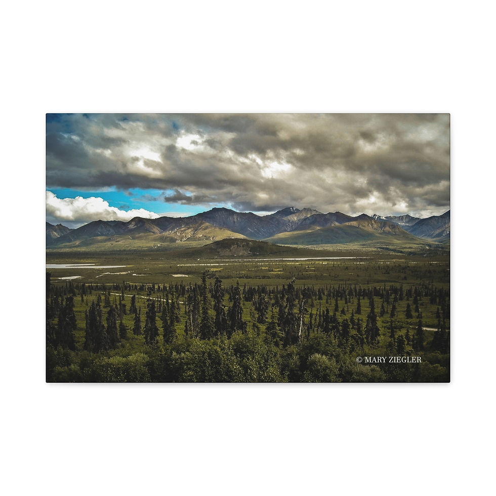 Thumbnail: "Majestic Hills" Canvas Wrap, Glennallen, Alaska