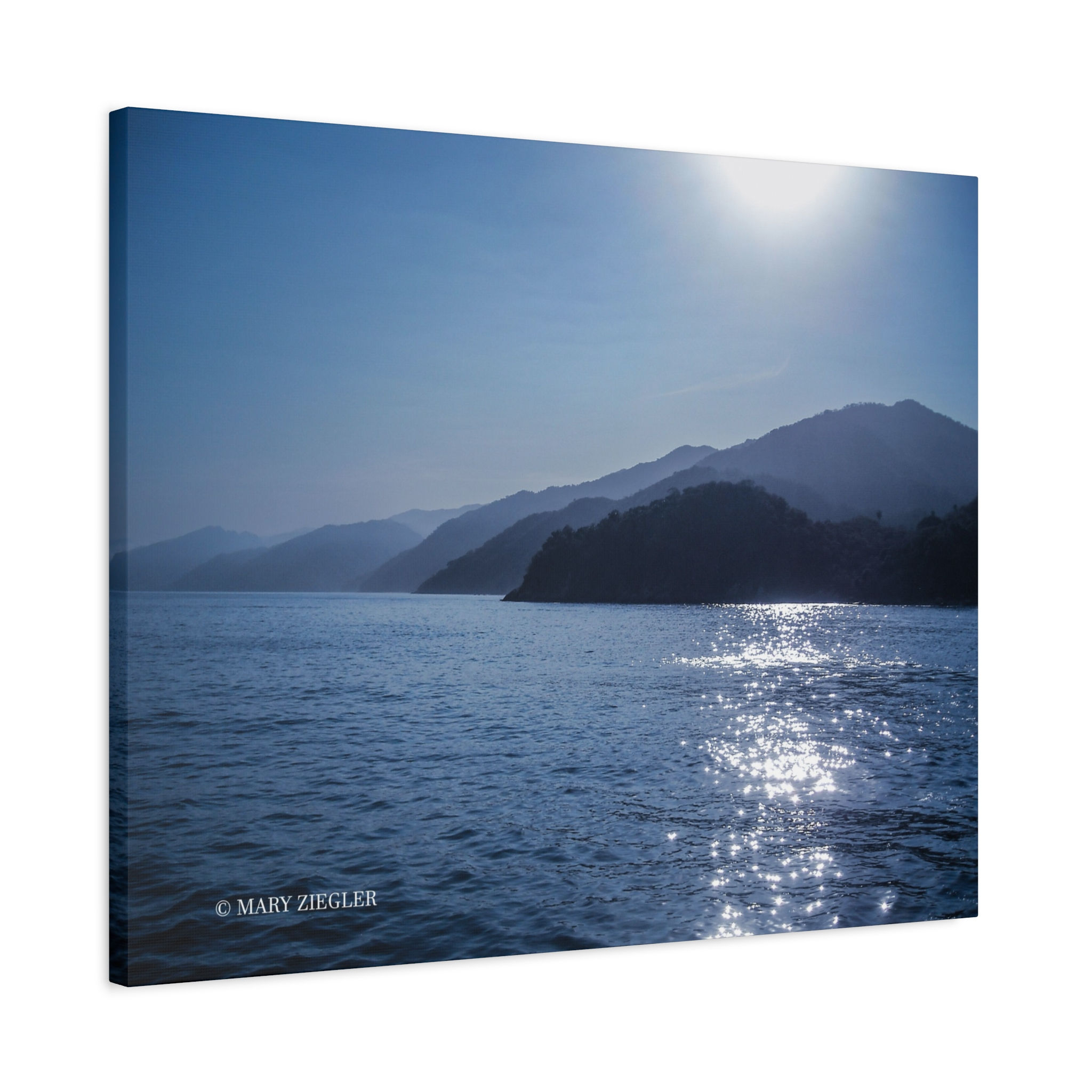 Blue Radiance Canvas Wrap