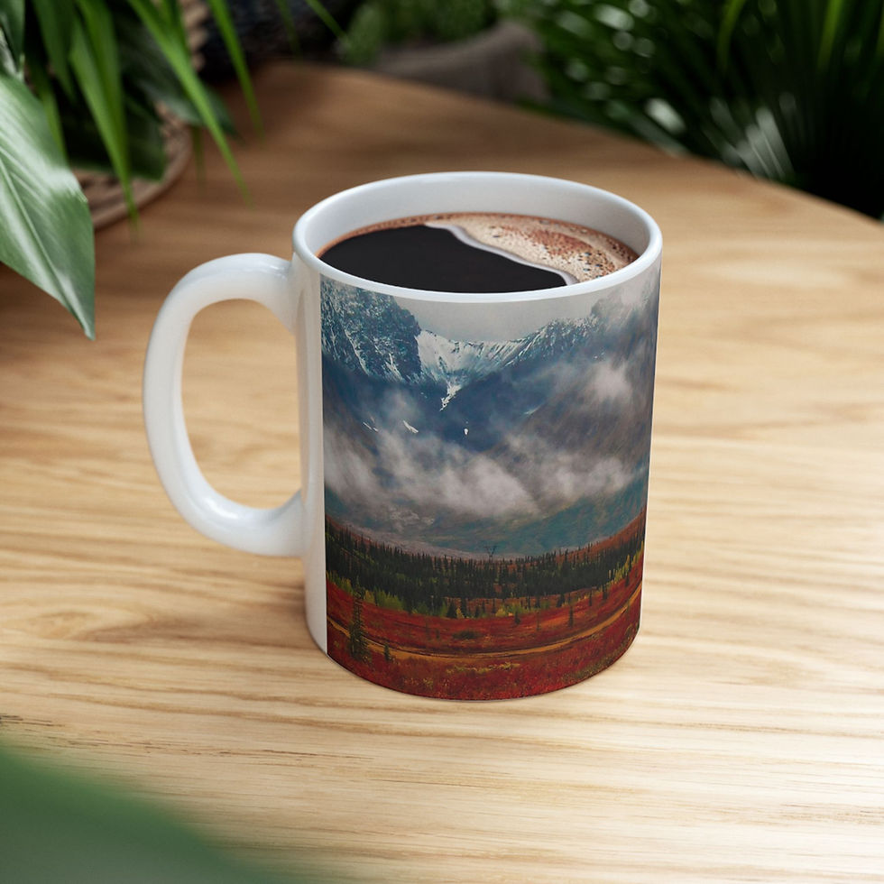 Thumbnail: Rich in Foliage Ceramic Mug 11oz 15oz
