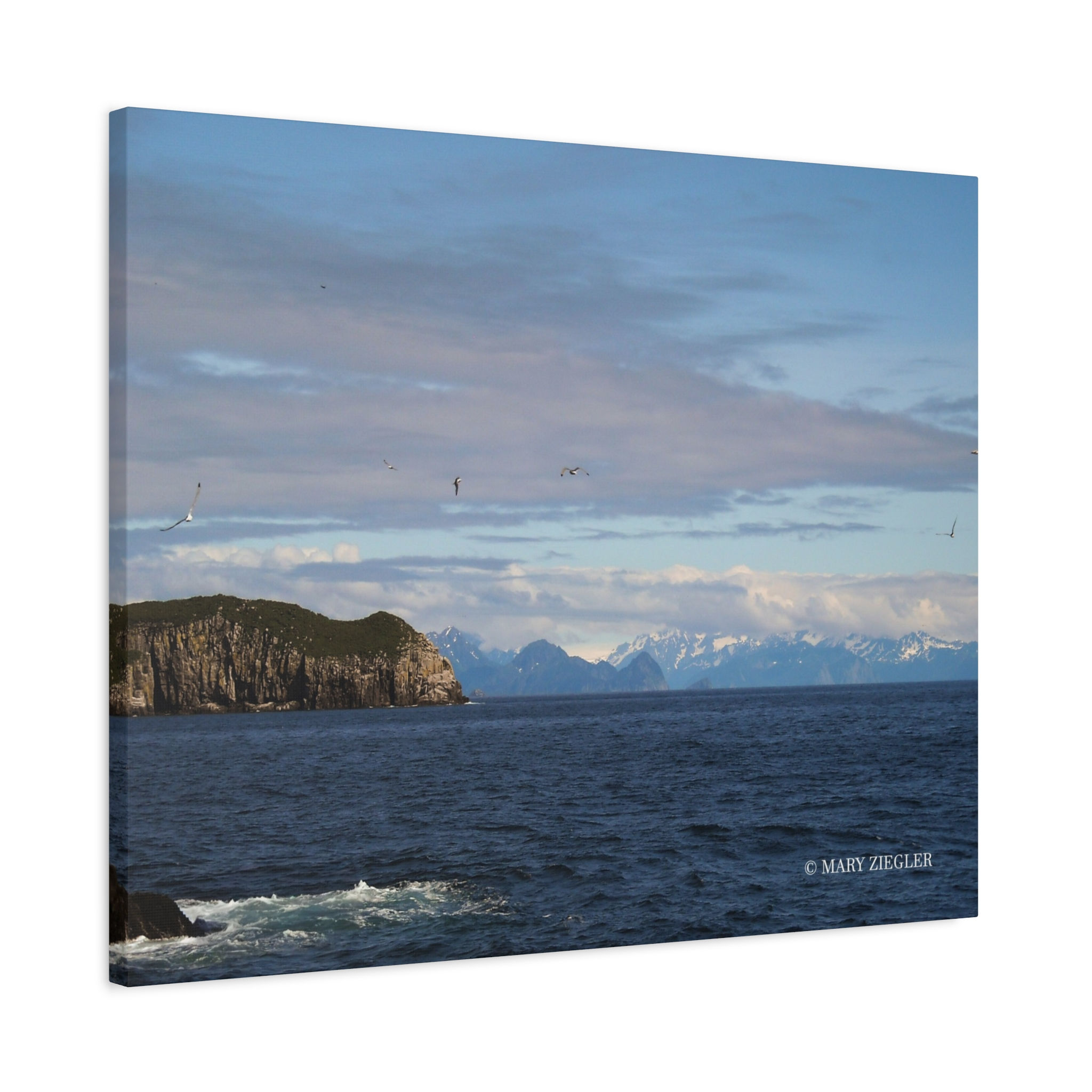 Ocean Blues Canvas Wrap