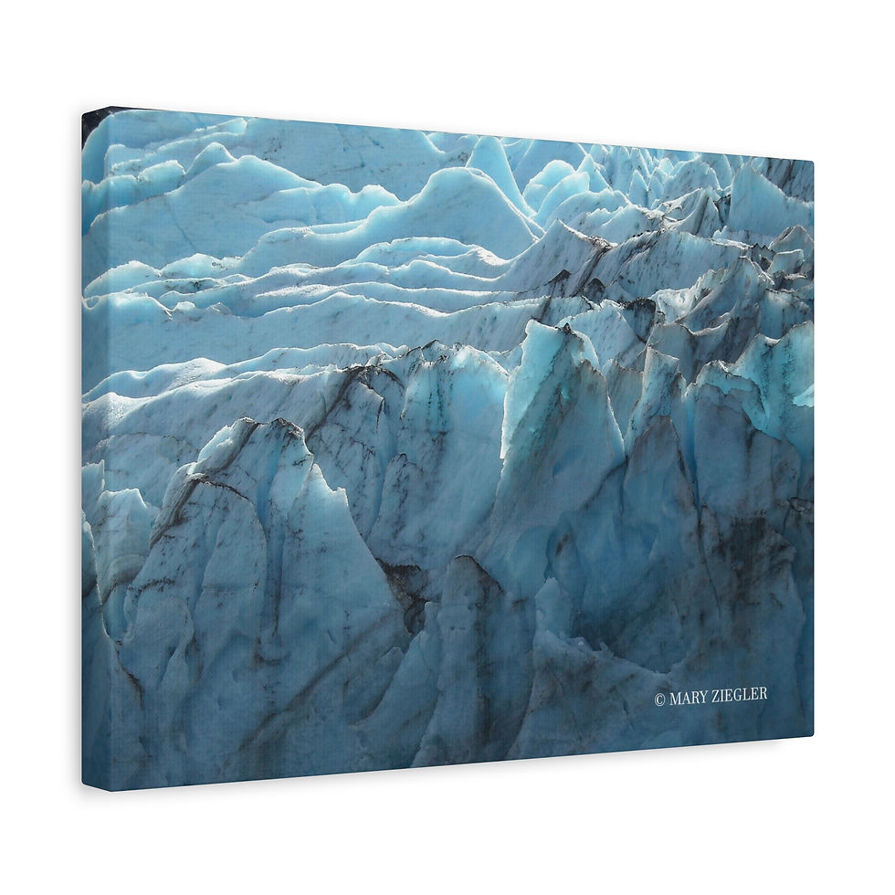 Thumbnail: "Blue Peak" Canvas Wrap, Girdwood, Alaska