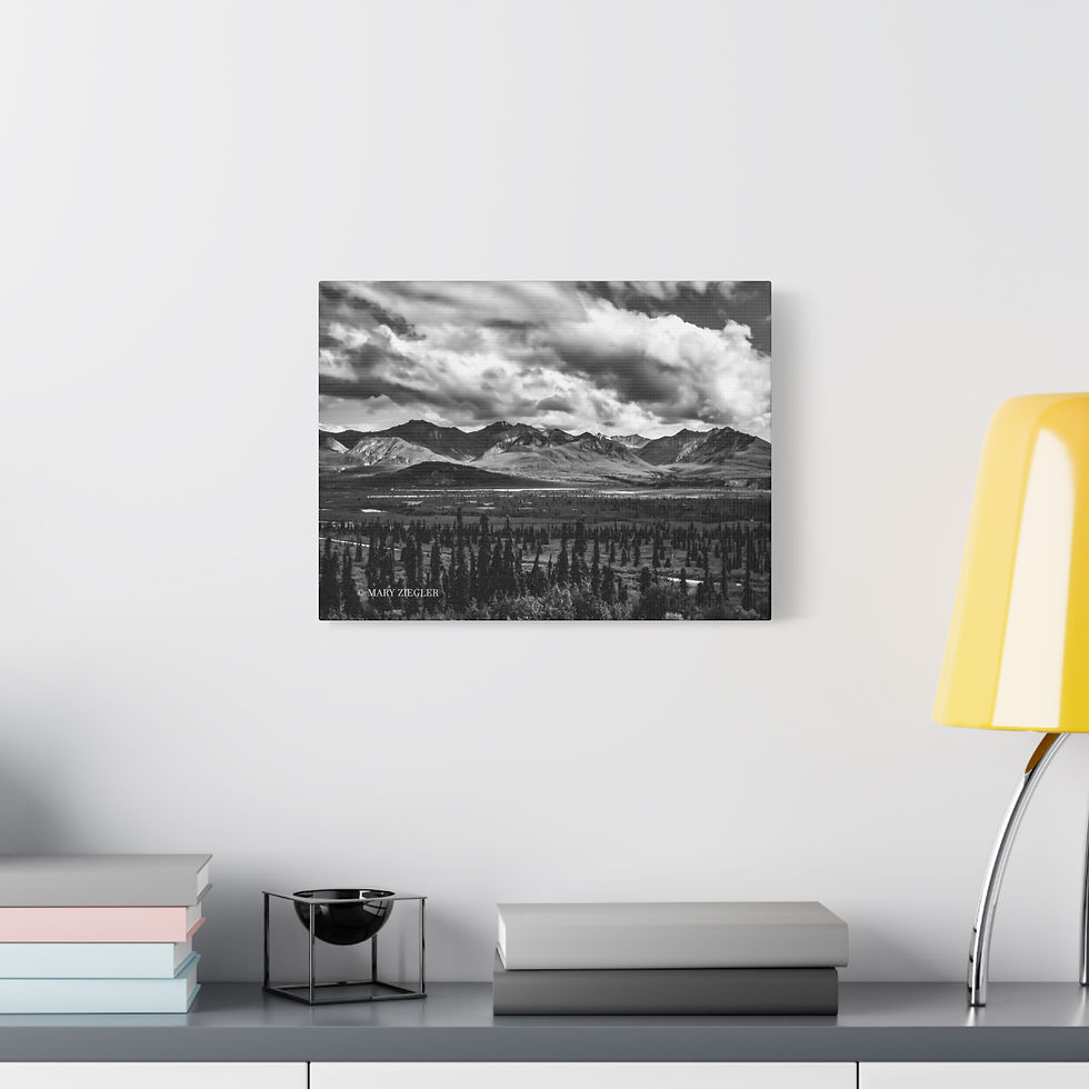 Thumbnail: "Magnificent Hills" Canvas Wrap, Glenallen, Alaska