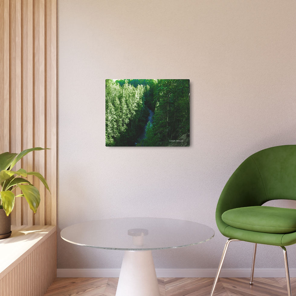 Thumbnail: Emerald Breath Metal Print