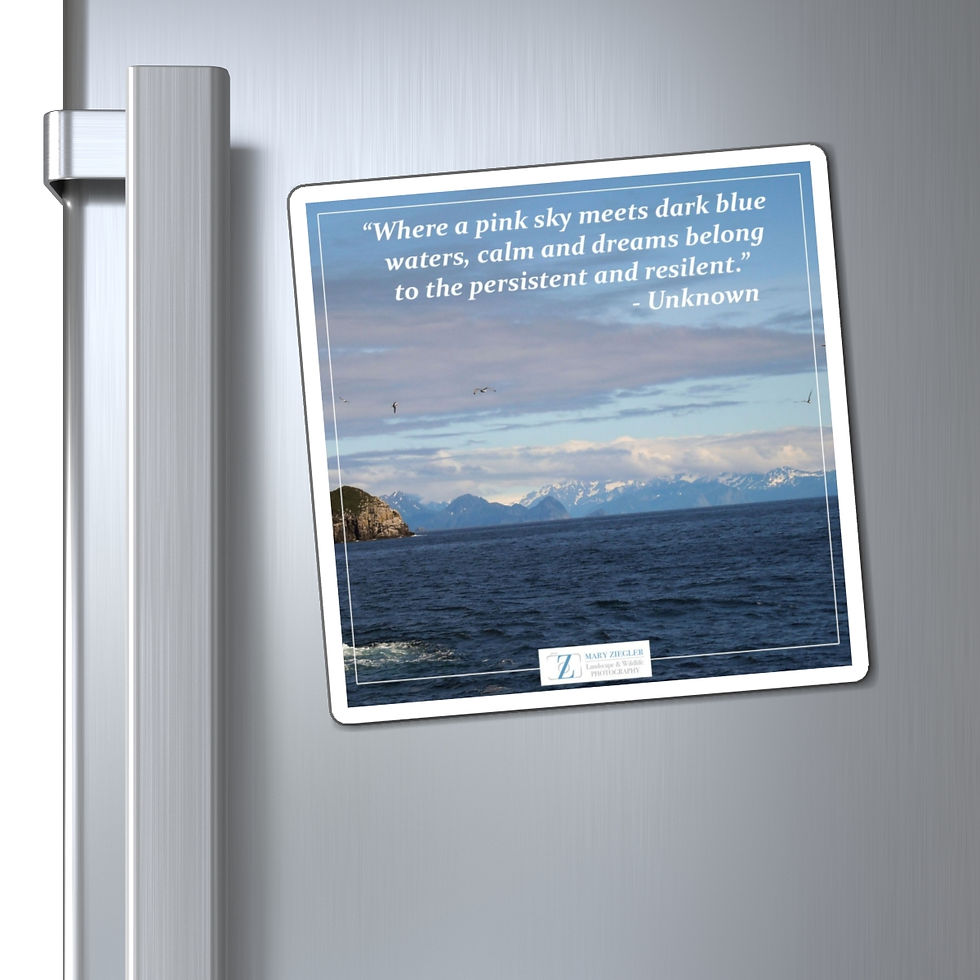 Thumbnail: Ocean Blues Quote Magnet