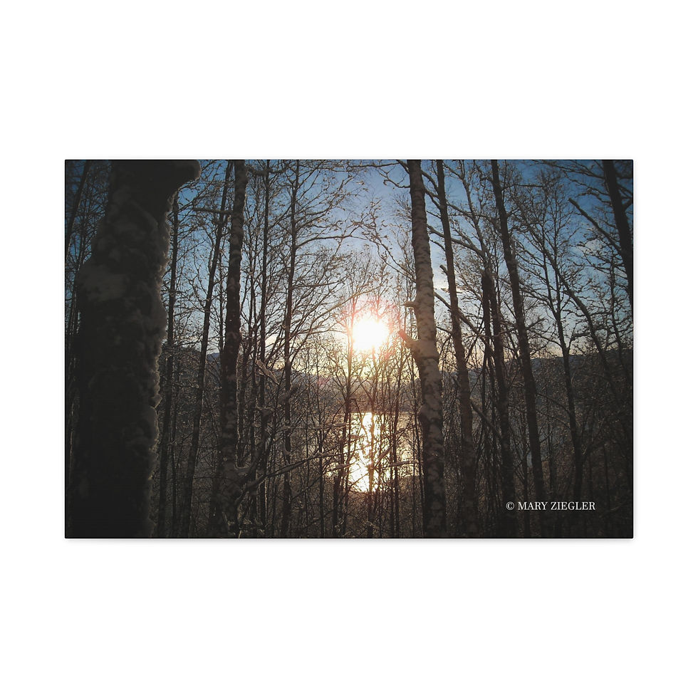 Thumbnail: "Promise of Dawn" Canvas Wrap, Bird Ridge Trail, Alaska