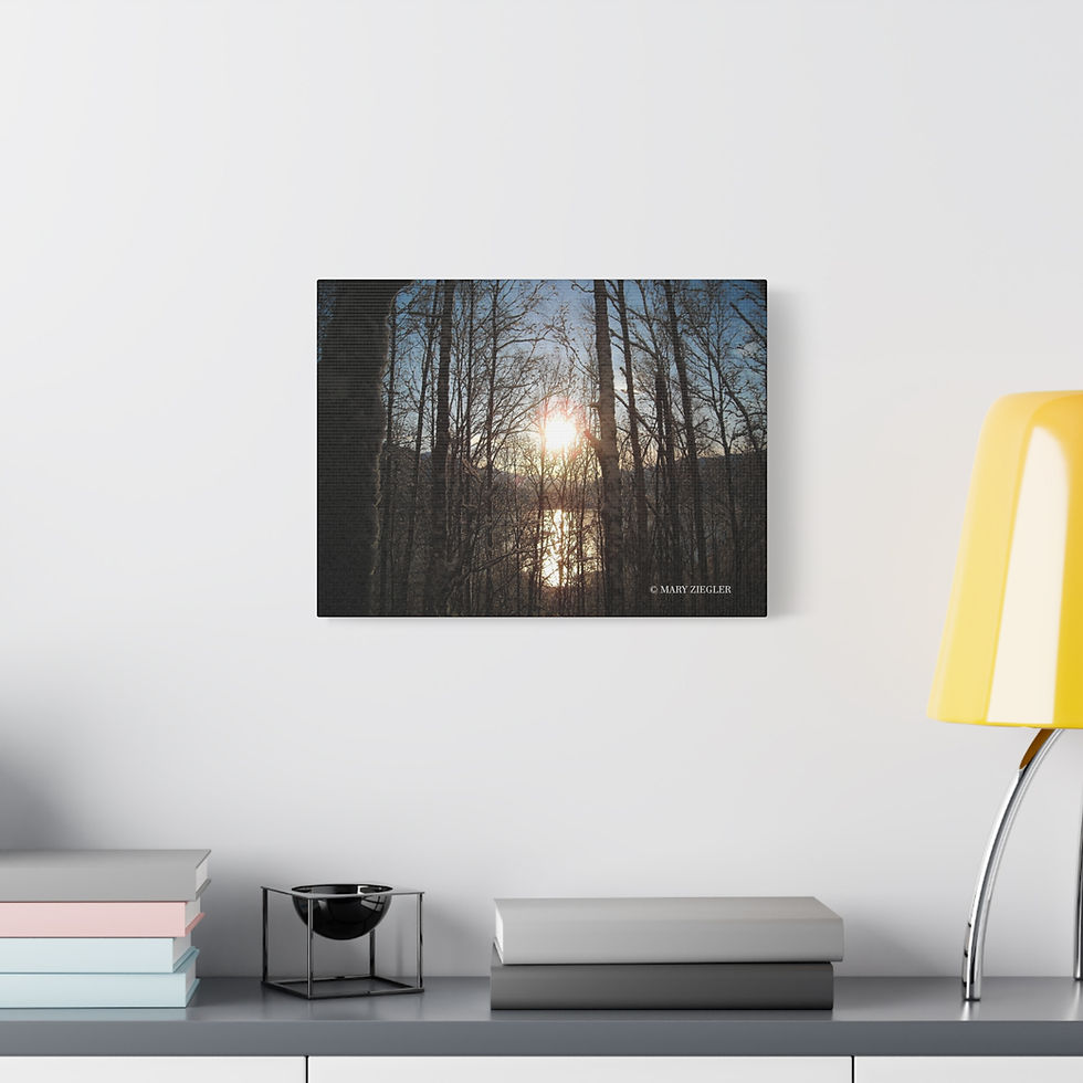 Thumbnail: "Promise of Dawn" Canvas Wrap, Bird Ridge Trail, Alaska