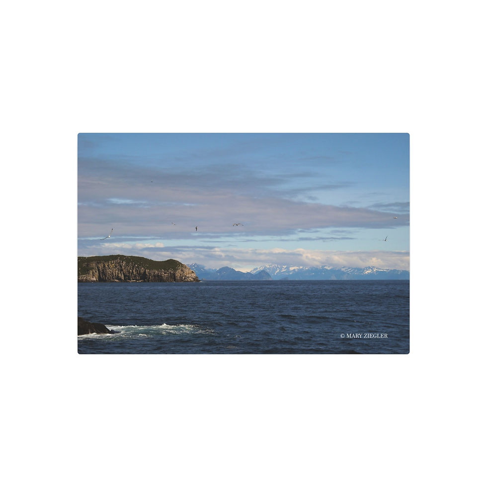Thumbnail: Ocean Blues Metal Print