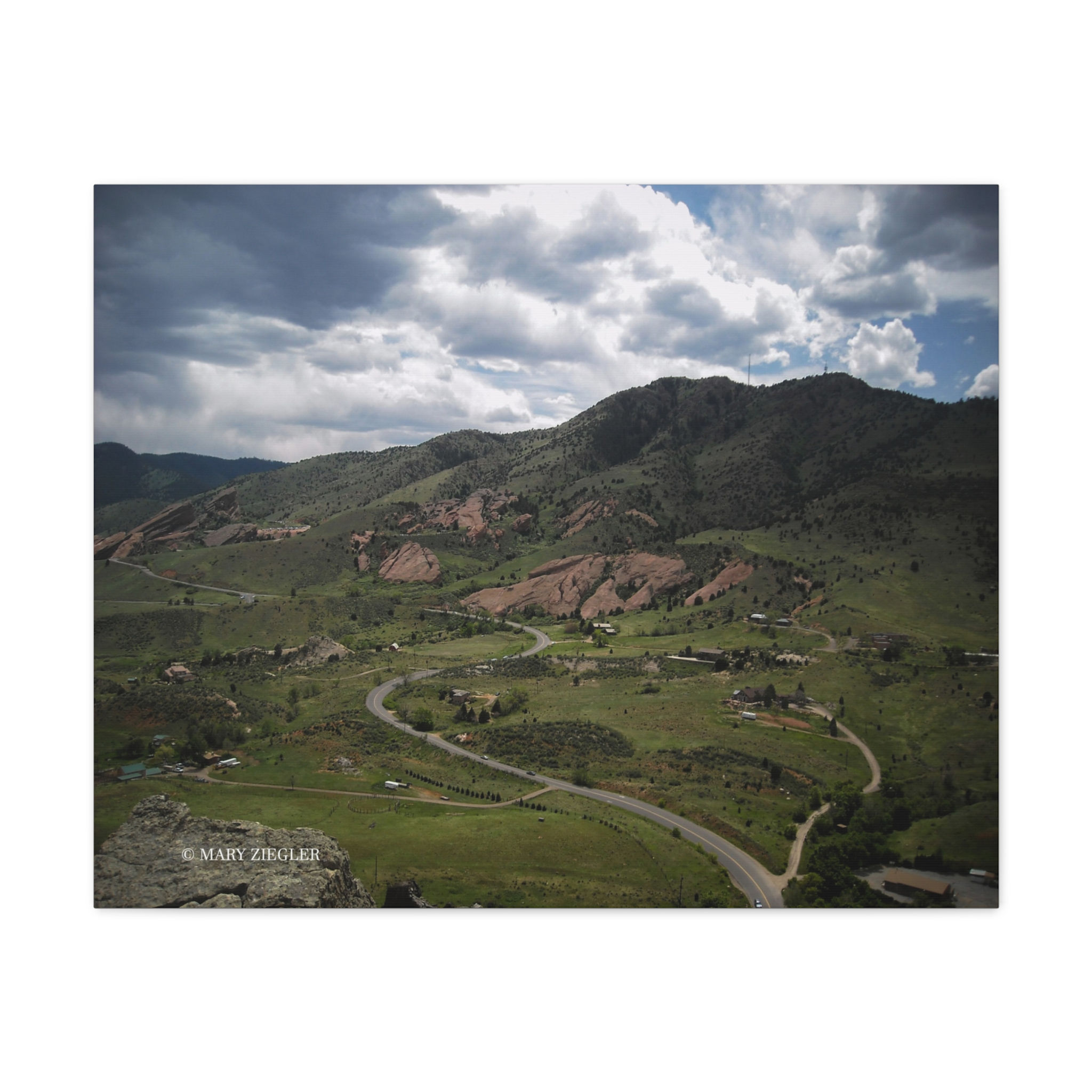 "Dinosaur Ridge Valley" Canvas, Morrison, Colorado