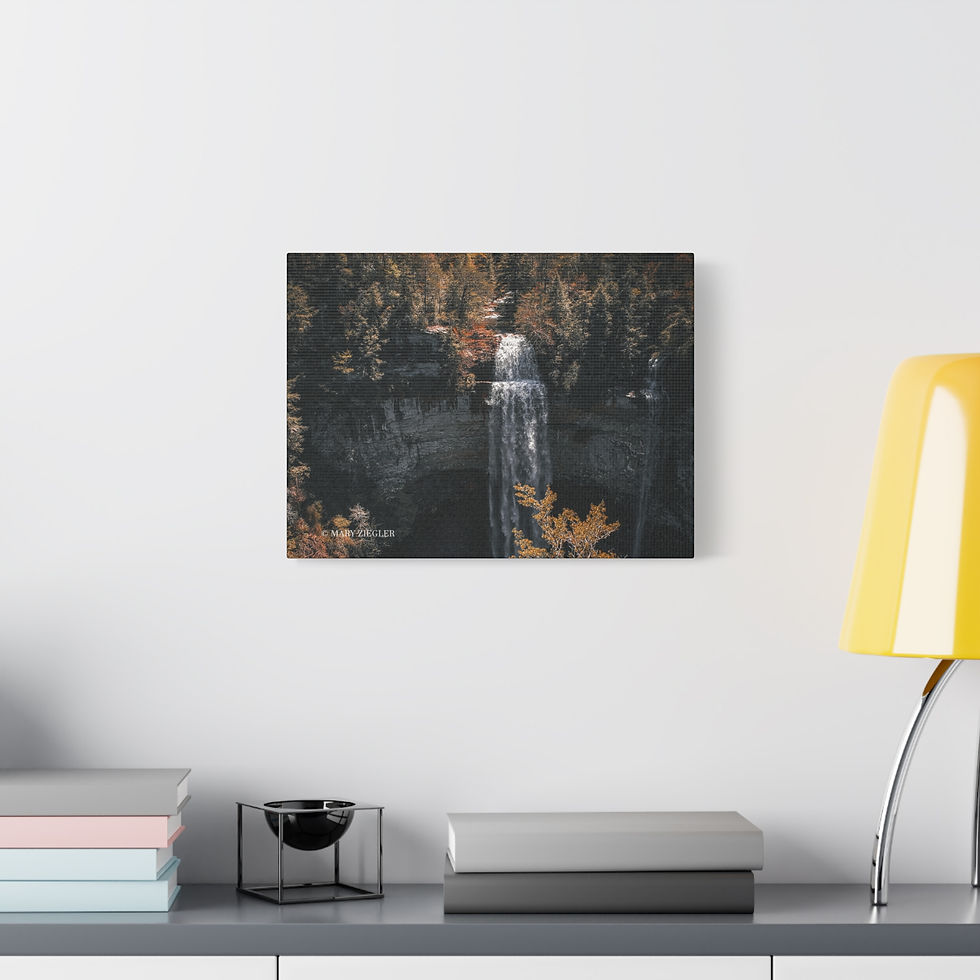 Thumbnail: "Twin Falls" Canvas Wrap, Rock Island State Park, Tennessee