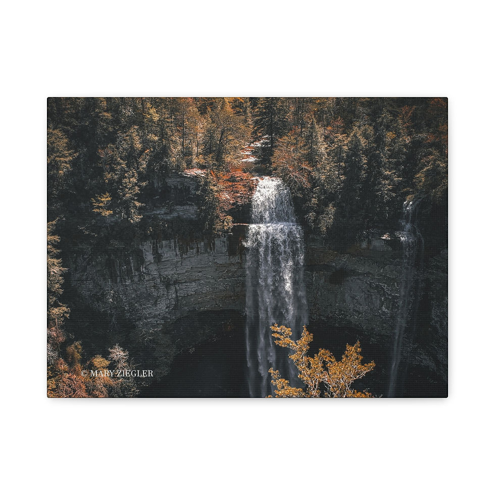 Thumbnail: "Twin Falls" Canvas Wrap, Rock Island State Park, Tennessee