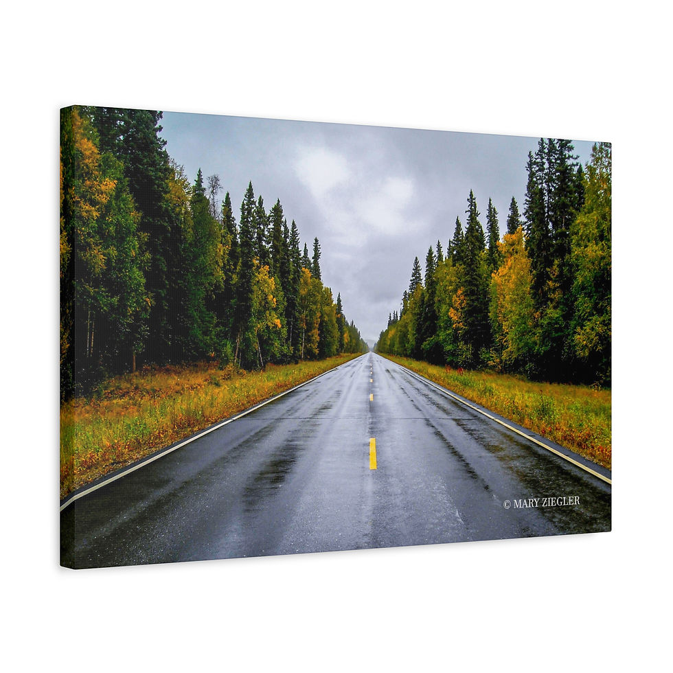Thumbnail: "Miles of Fall" Canvas Wrap, Fairbanks, Alaska