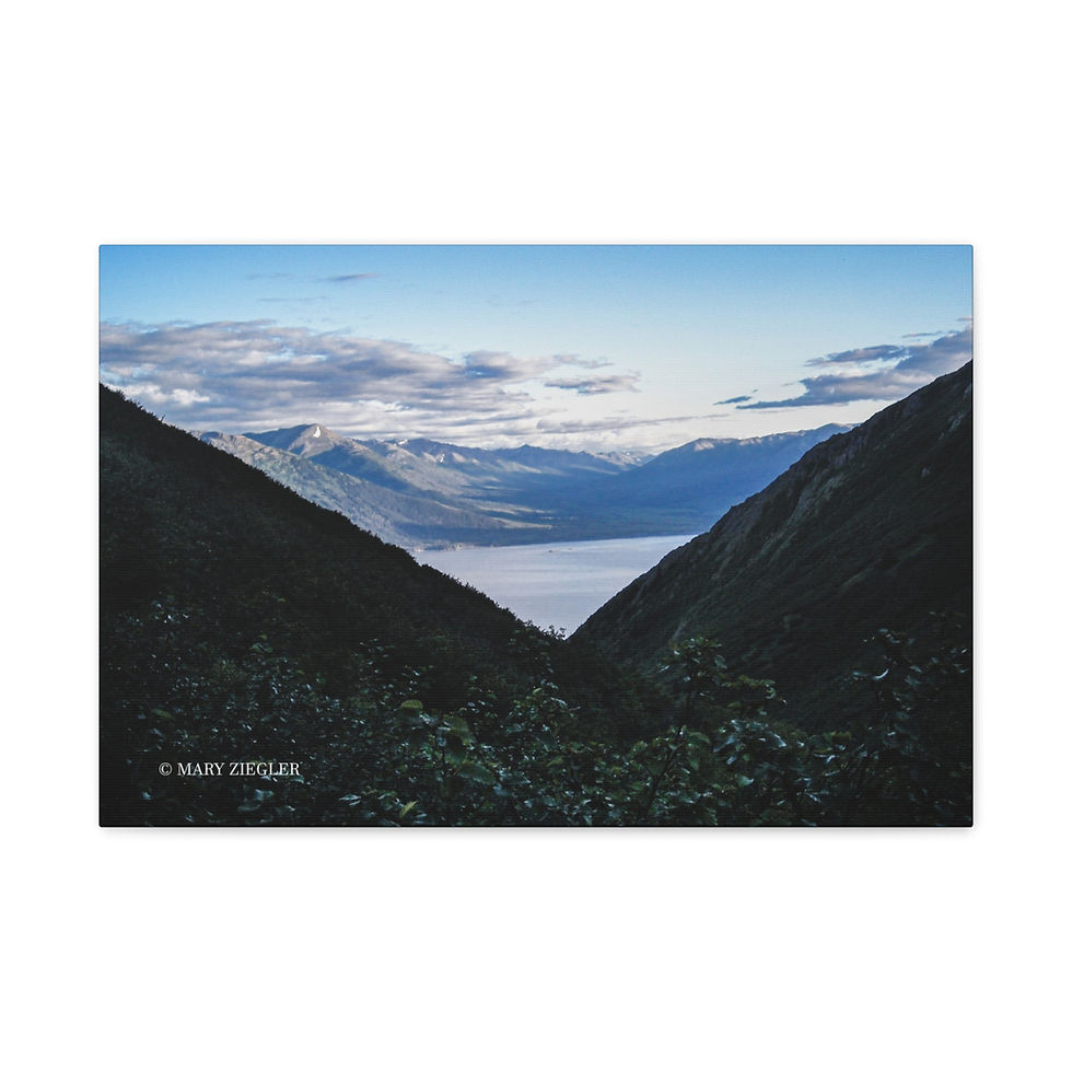 Thumbnail: "Awesome 3V View" Canvas Wrap, Turnagain Arm, Alaska