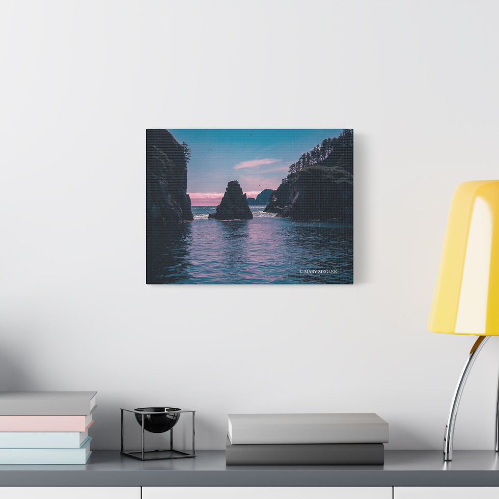 Thumbnail: "Serenity Cove" Canvas Wrap,  Resurrection Bay, Seward, AK