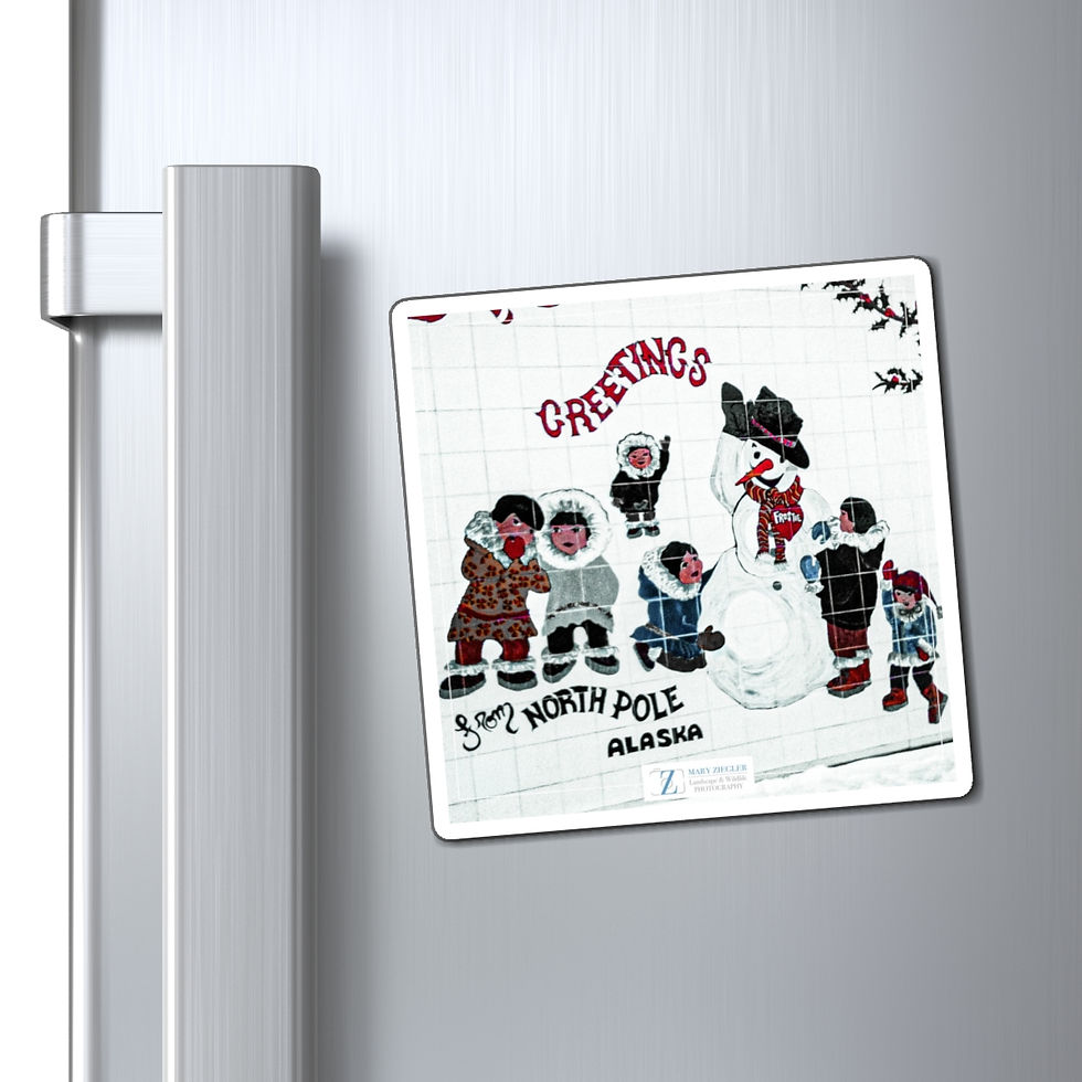 Thumbnail: Greetings from up North Quote Magnet