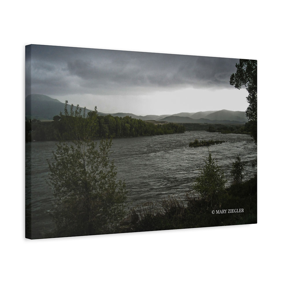 Thumbnail: "Storm on the Edge" Canvas Wrap, North Dakota