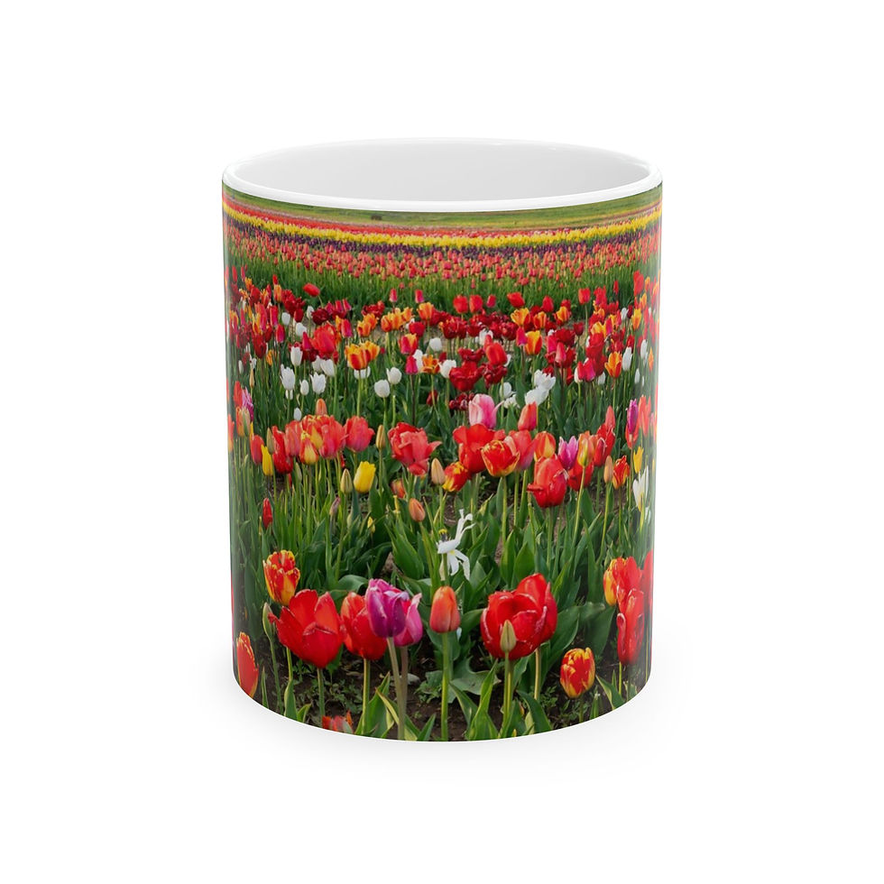 Thumbnail: Rainbow Fields Ceramic Mug 11oz 15oz