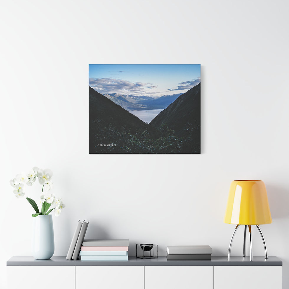 Thumbnail: "Awesome 3V View" Canvas Wrap, Turnagain Arm, Alaska