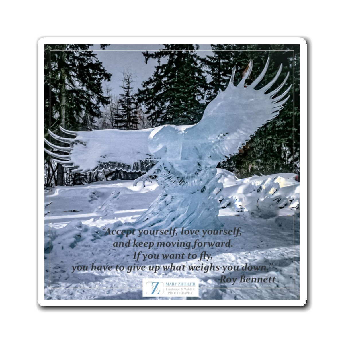 Arctic Sentinel Quote Magnet