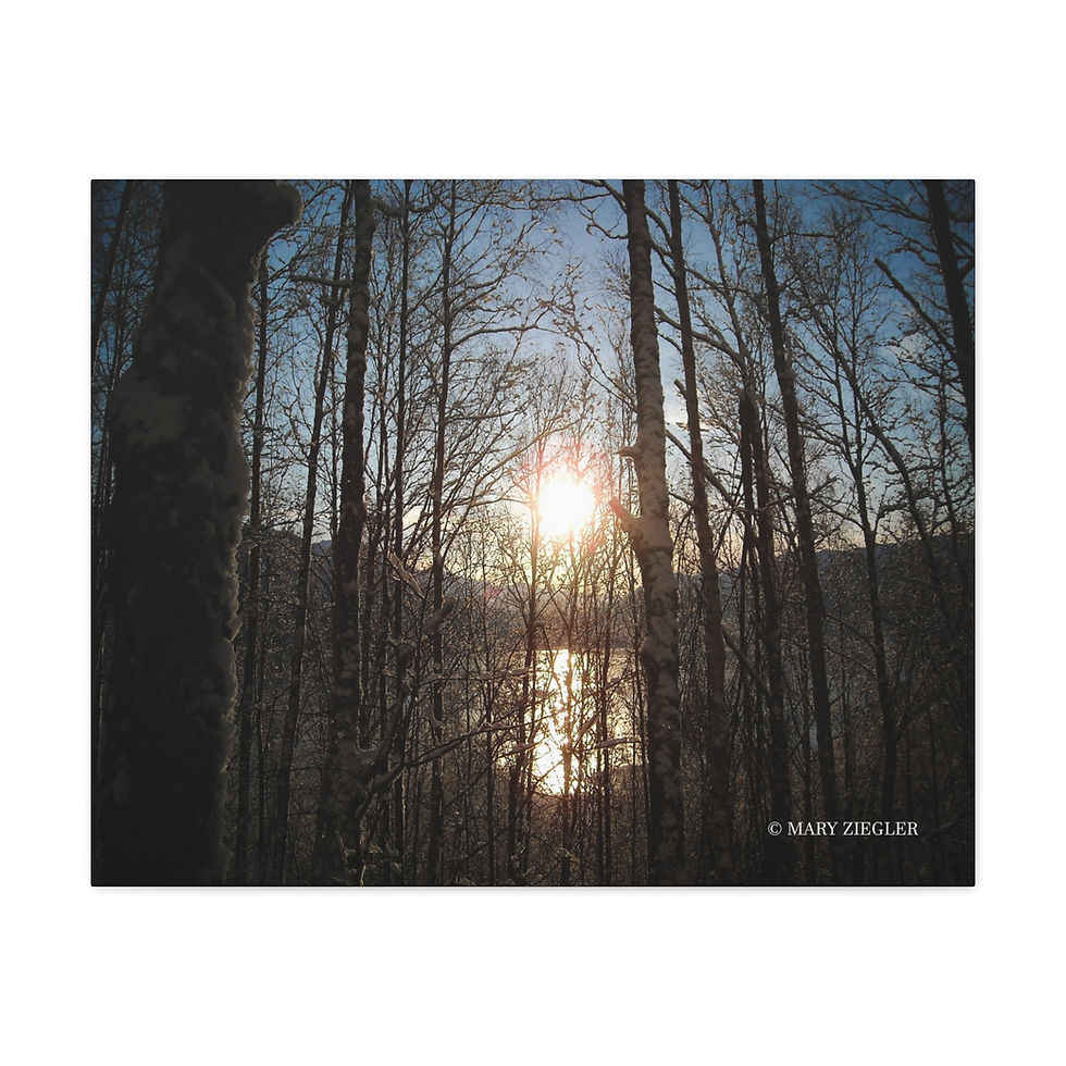 Thumbnail: "Promise of Dawn" Canvas Wrap, Bird Ridge Trail, Alaska