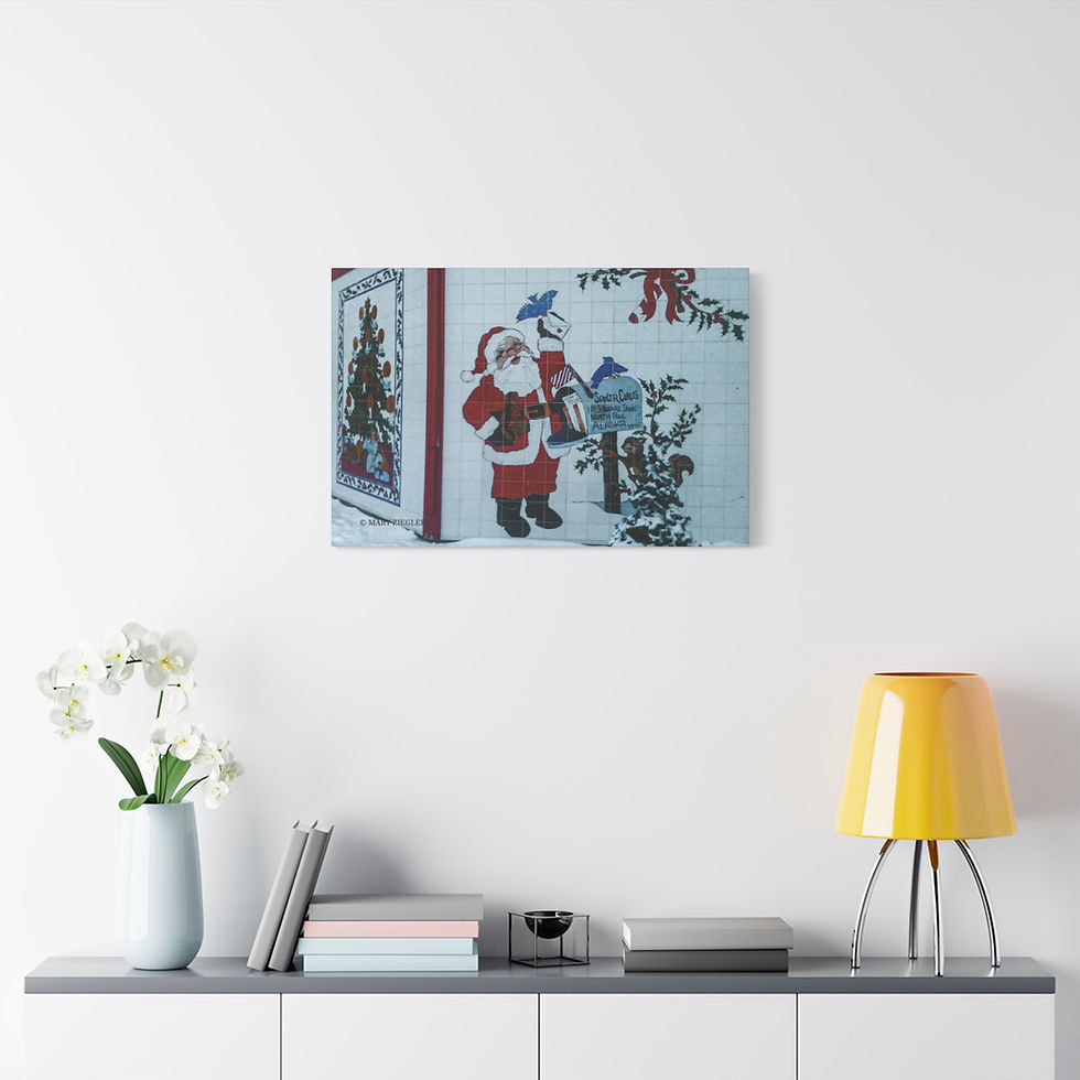 Thumbnail: "Santa Delivers" Canvas Wrap, North Pole, Fairbanks, Alaska