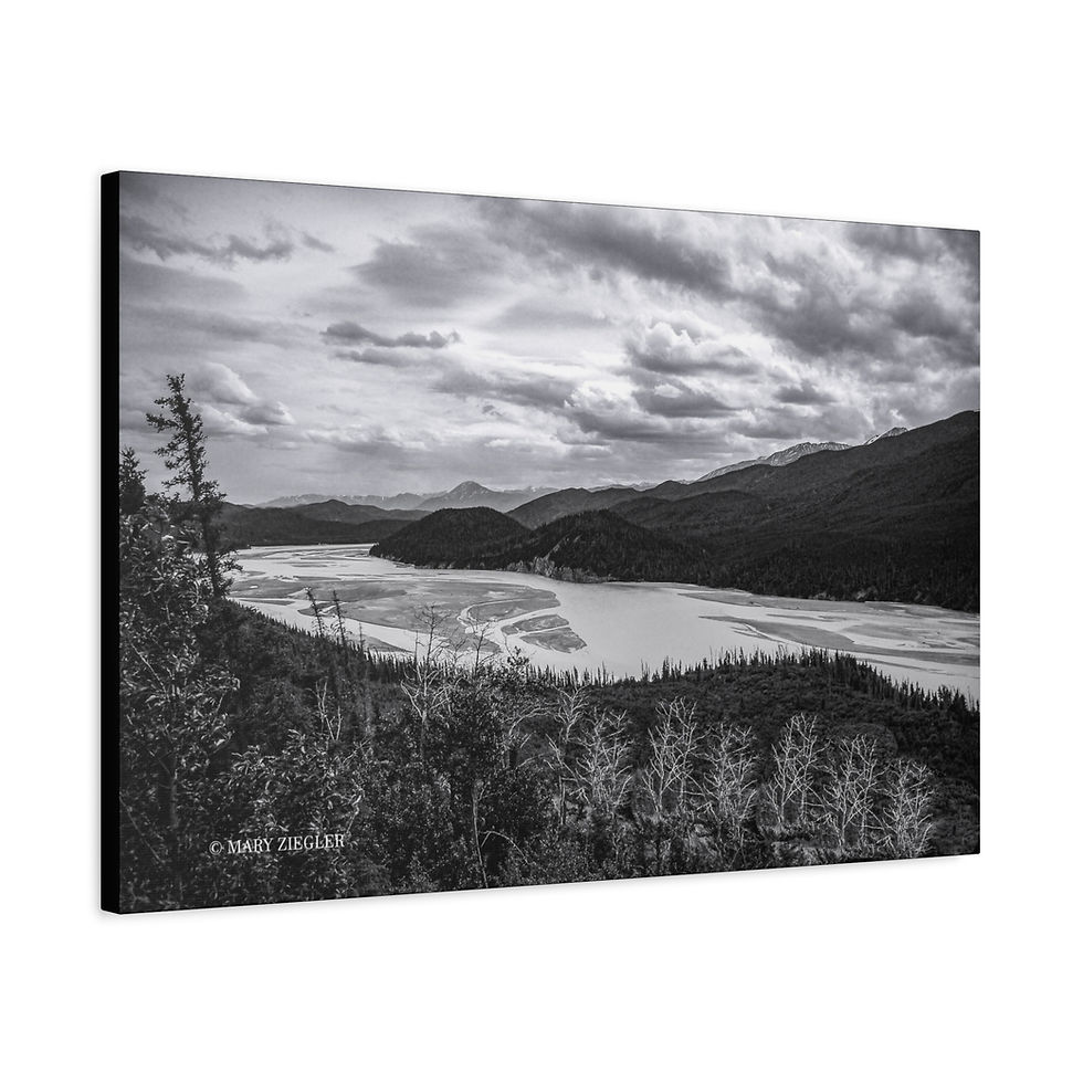 Thumbnail: "The Northern Calm" Canvas, Wrangell - St. Elias National Park, Alaska