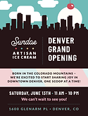 Sundae Artisan Ice Cream - Grand Opening June 13th