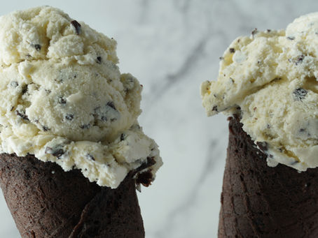 Homemade Mint Chocolate Chip Ice Cream