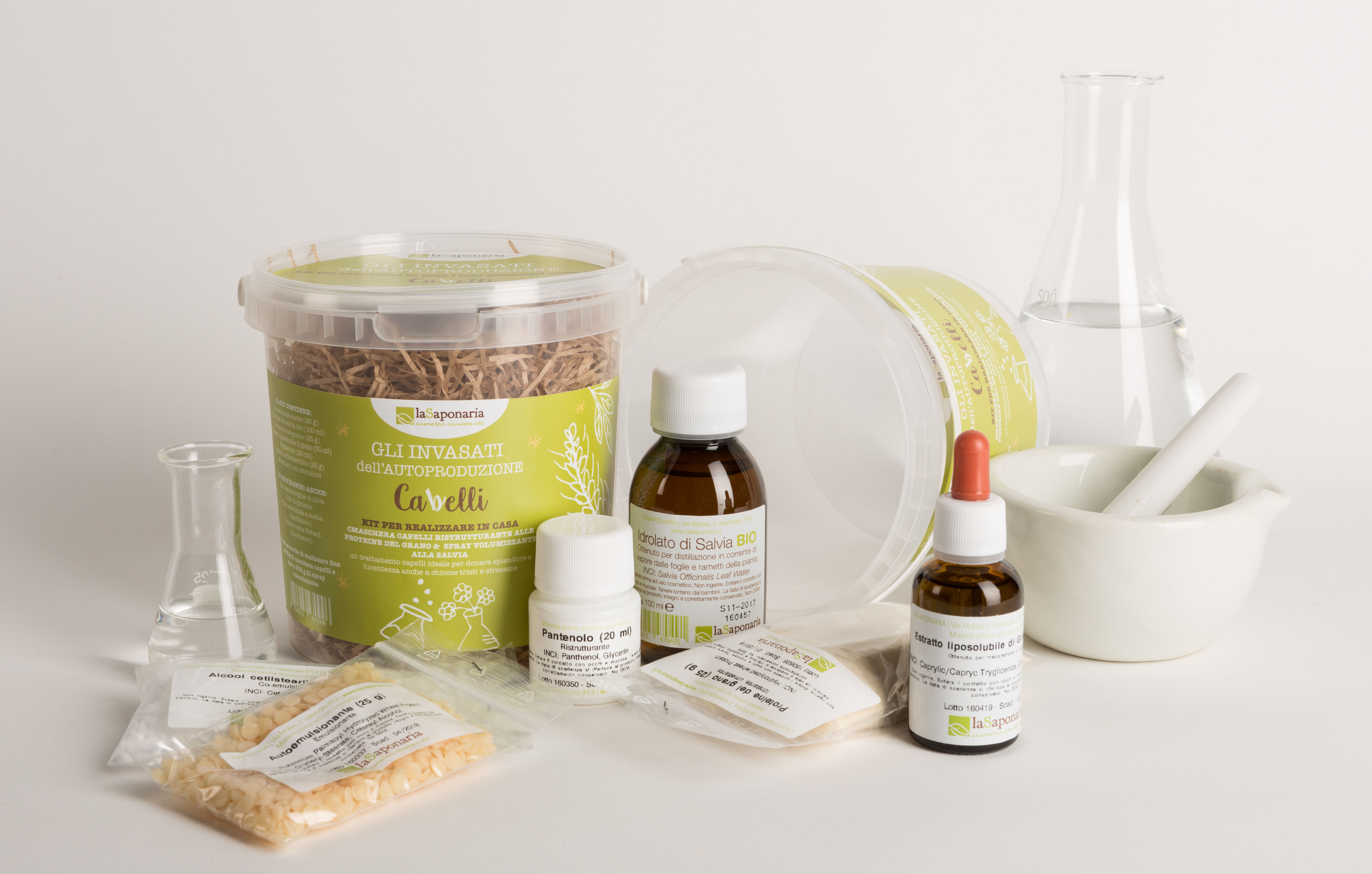 Kit bioinvasato autoproduzione Ca-belli - La Saponaria
