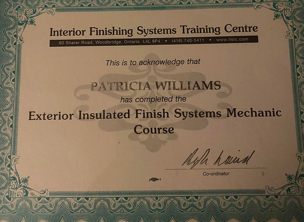Interior Finishing System Training Centre Certificate