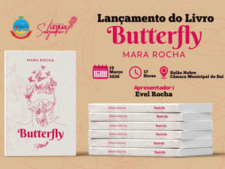 𝐂𝐨𝐧𝐯𝐢𝐭𝐞 | 𝗟𝐚𝐧ç𝐚𝐦𝐞𝐧𝐭𝐨 𝐝𝐨 𝐥𝐢𝐯𝐫𝐨 “𝐁𝐮𝐭𝐭𝐞𝐫𝐟𝐥𝐲 