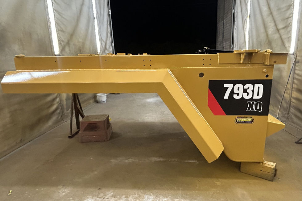 Caterpillar 793d xq fender paint