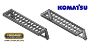 Komatsu 930E roof protection frames